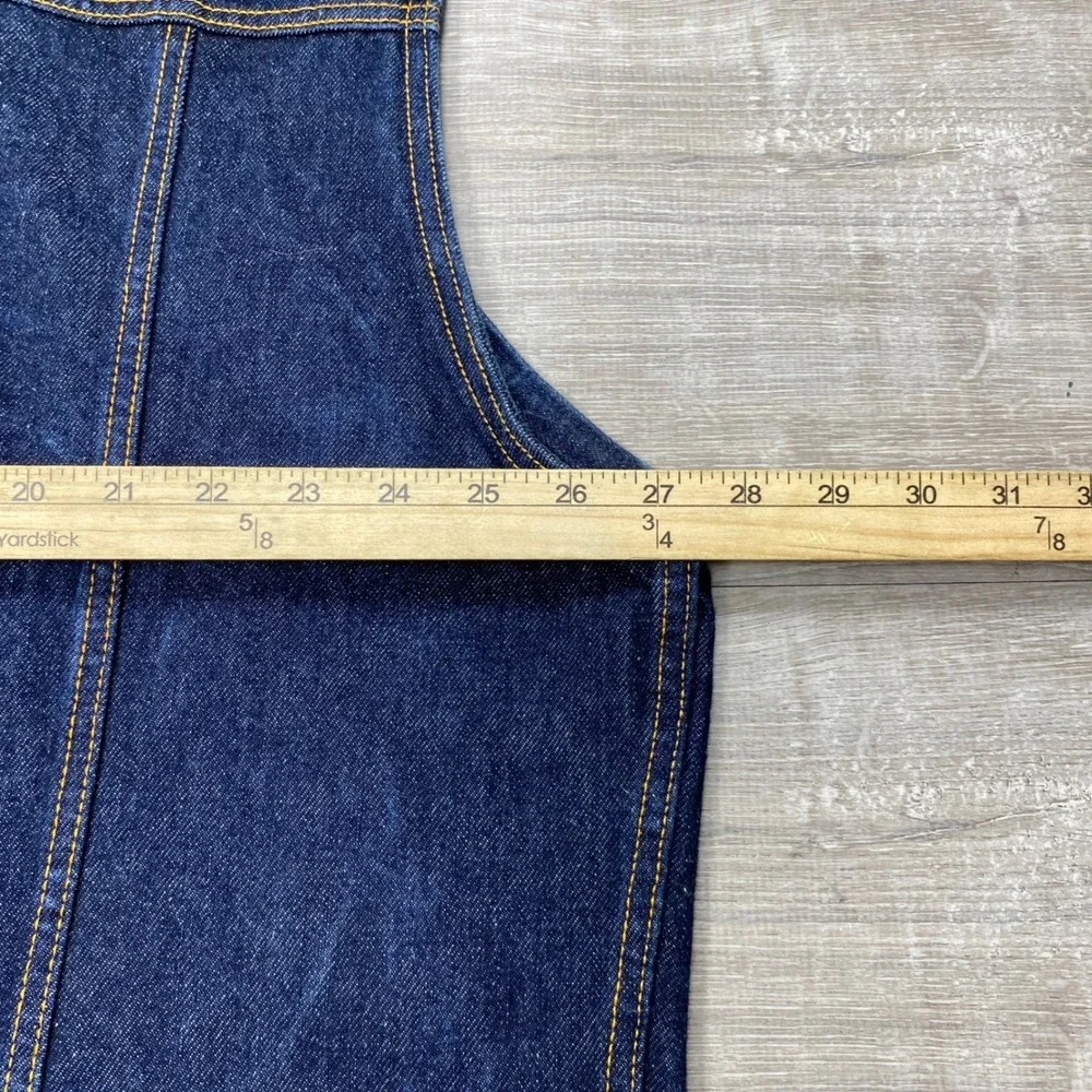Marithe Francois Girbaud Denim Vest Mens XXL Blue Vintage Streetwear Casual